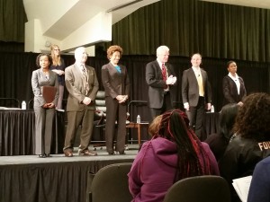 The Milwaukee cast of Defamation.; Photo by DaMonique Harris.