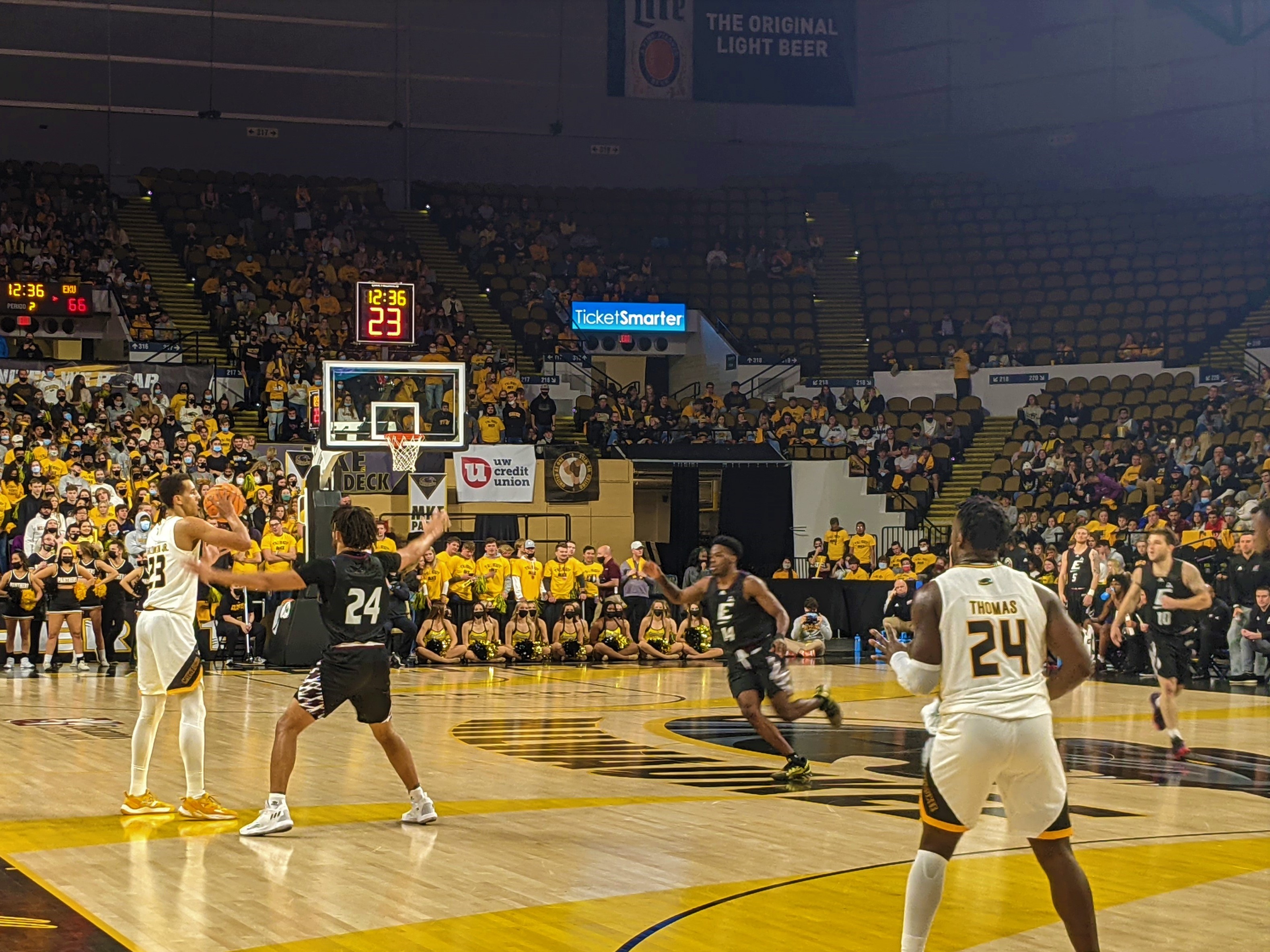 Milwaukee Panthers' Men’s Basketball Team Takes First Loss At Home