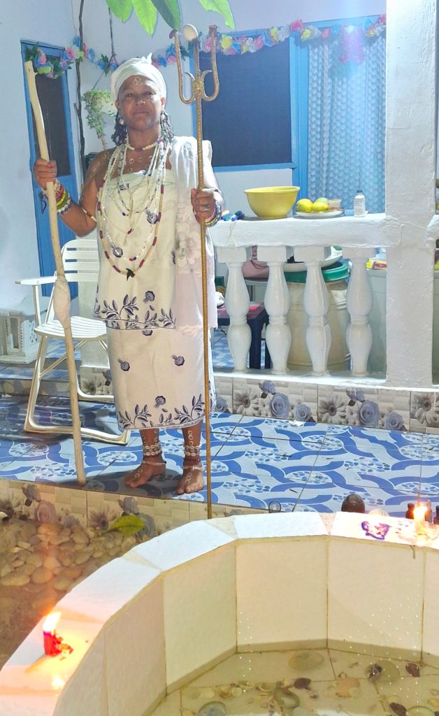 Nana Sula, a veteran priestess and vice president of the Congo Square board.